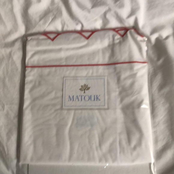 Matouk Euro sham, butterfield coral - Picture 2 of 3